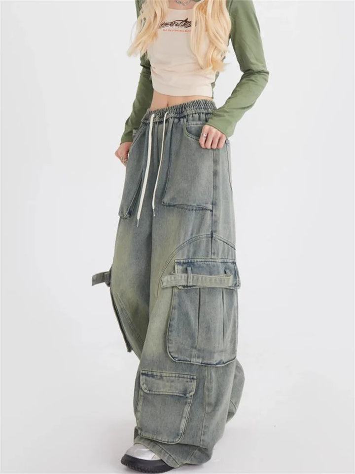 Modische und lässige Retro-Jeans für Frauen