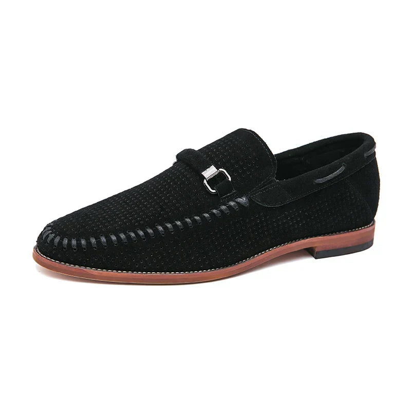 Eleganckie męskie buty z wysokiej jakości prawdziwej skóry