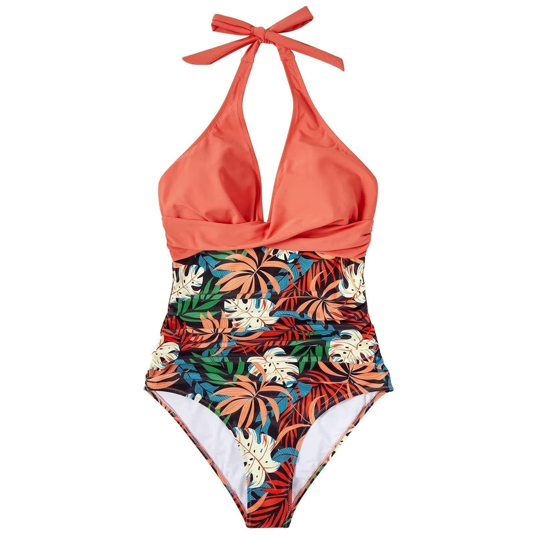 Elna Tropisch Elegance Hoog Taille Badpak für einen verfeinerten und zweisamen Look