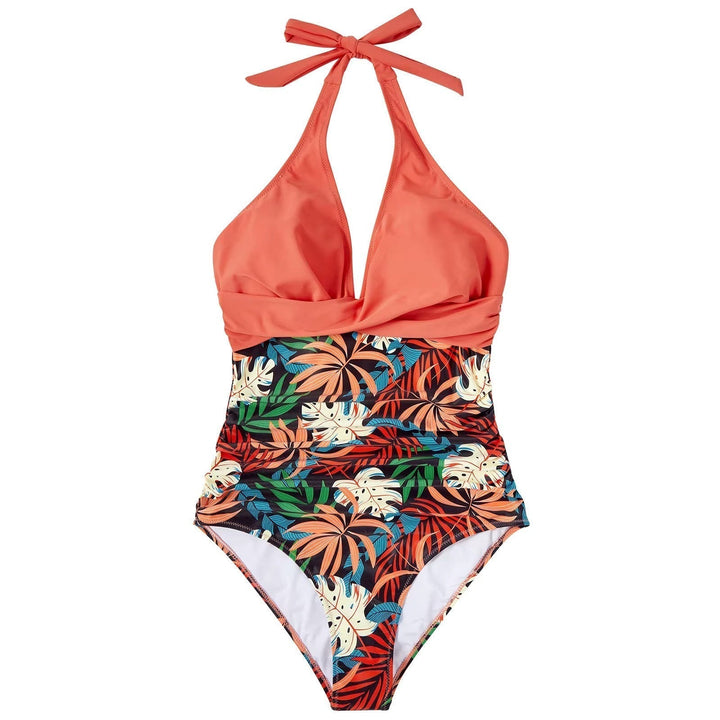 Elna Tropisch Elegance Hoog Taille Badpak für einen verfeinerten und zweisamen Look