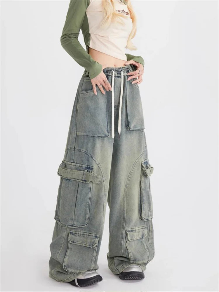 Modische und lässige Retro-Jeans für Frauen