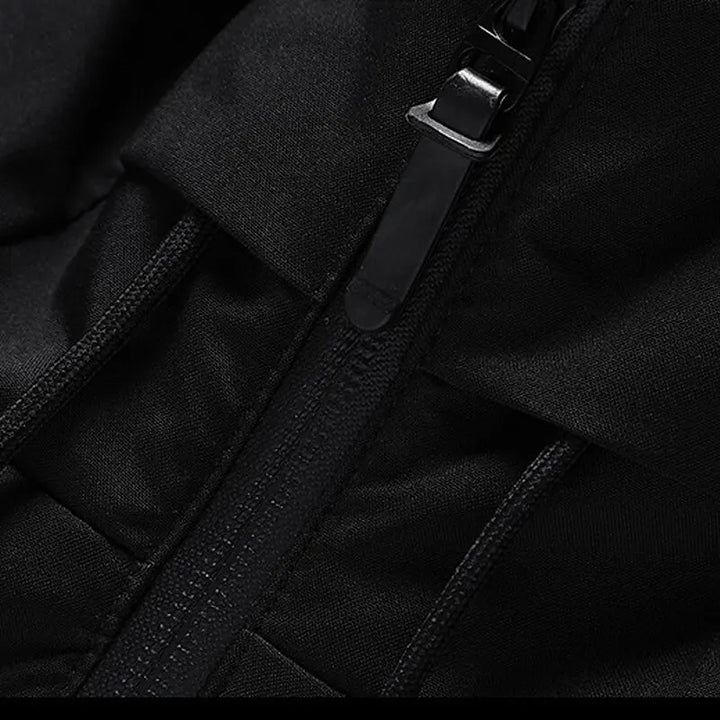 Warme Herren-Winterjacke mit Kapuze und Daunenkonstruktion für ultimativen Komfort