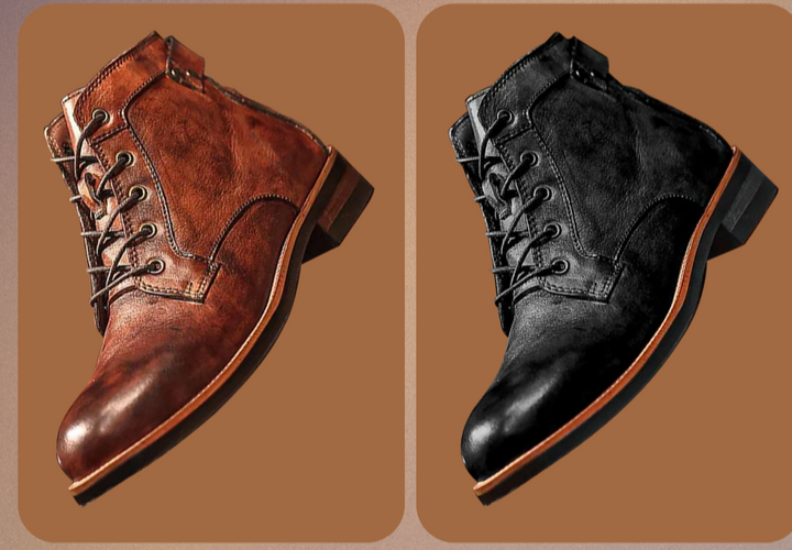 Elegante Herren-Lederschuhe im Retro-Stil - die Klassiker mit außergewöhnlichem Komfort verbinden