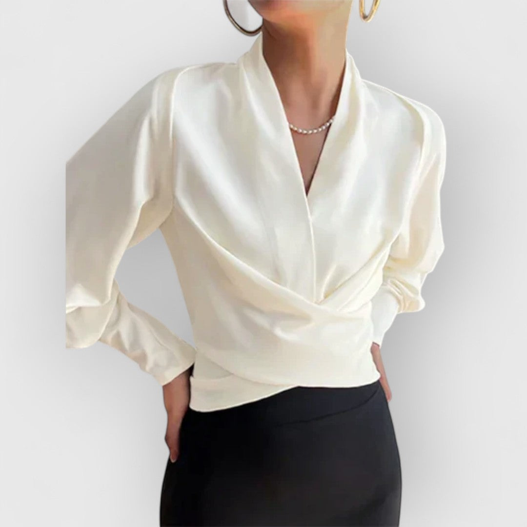 Elegante und modische Damenbluse mit schönen Puffärmeln für einen einzigartigen Stil