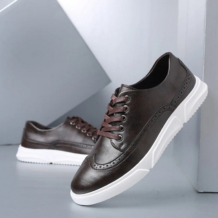 Elegante Herren-Sportschuhe aus Leder - ideal für elegante Freizeitkleidung