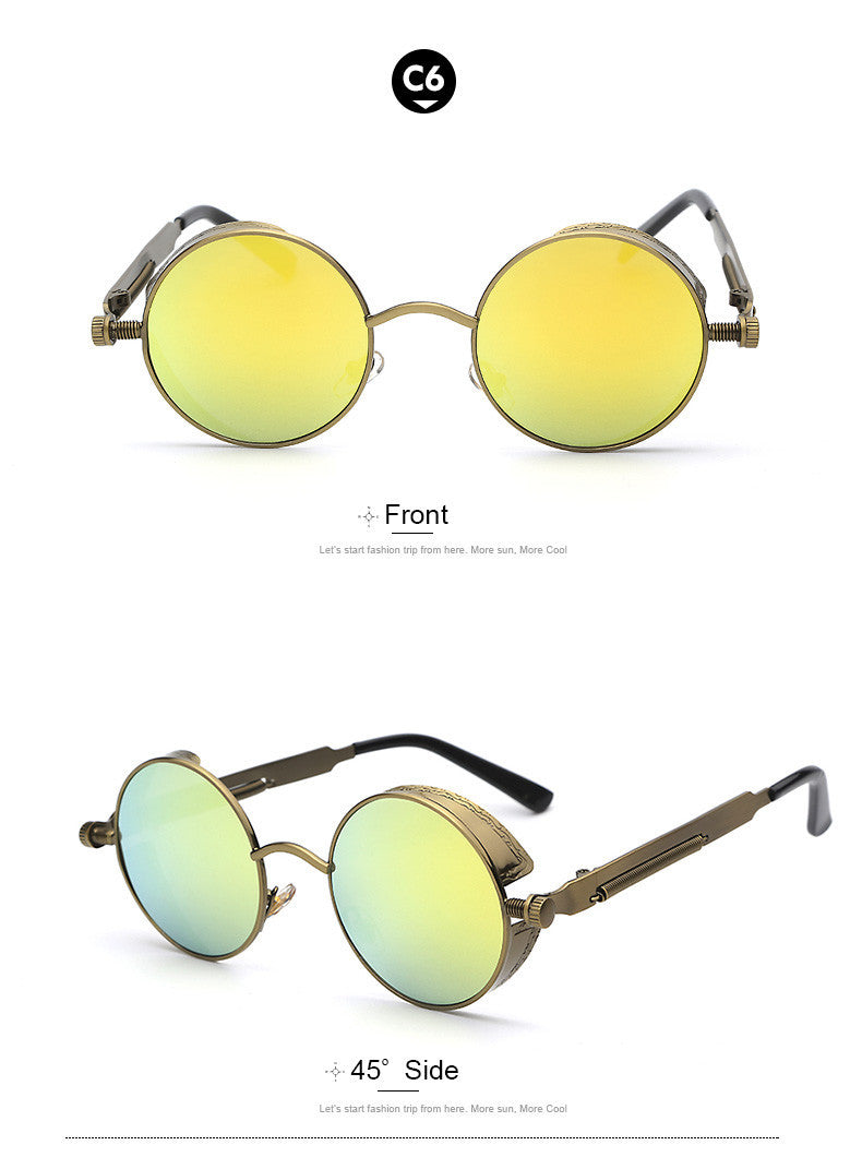 Eleganckie męskie okulary przeciwsłoneczne w stylu retro – podkreśl swój wyjątkowy look