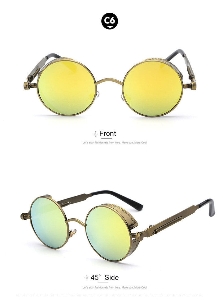 Eleganckie męskie okulary przeciwsłoneczne w stylu retro – podkreśl swój wyjątkowy look