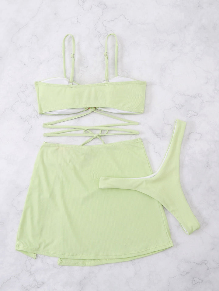 Euphemia | Charmante 3-Delige Bikini Set met Hartdetails voor een Speelse en Vrouwelijke Look