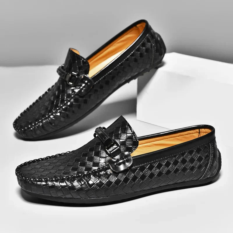 Anspruchsvolle und modische Herren-Loafer aus Leder für unglaublichen Stil