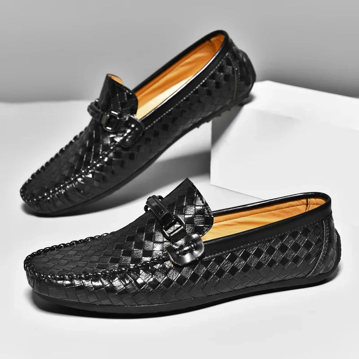 Anspruchsvolle und modische Herren-Loafer aus Leder für unglaublichen Stil