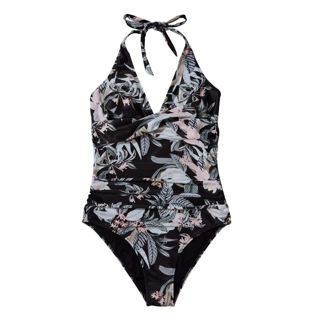 Elna Tropisch Elegance Hoog Taille Badpak für einen verfeinerten und zweisamen Look