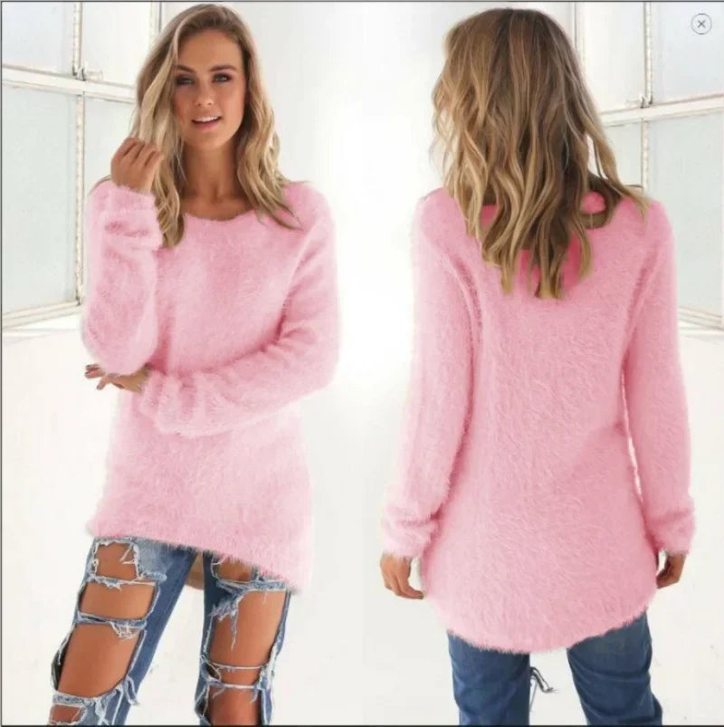 Extravaganter Damenpullover in Übergröße für einzigartigen Stil und unwiderstehlichen Komfort