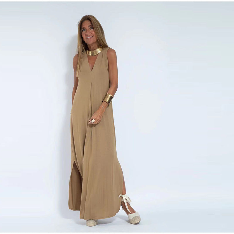 Stilvolles Angelica™ langes Kleid mit Weste - klassische Eleganz für jeden Anlass