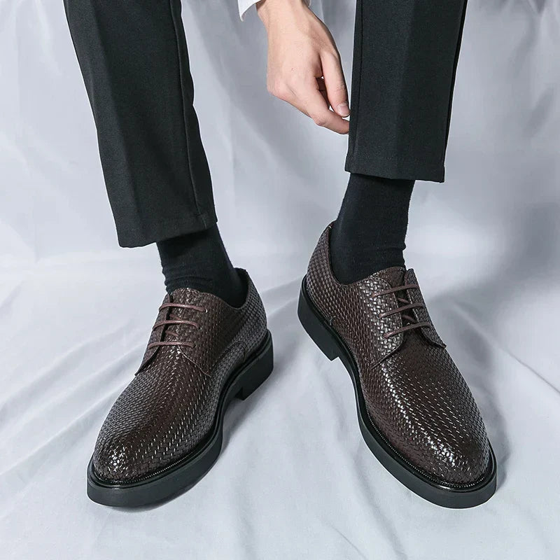 Stilvolle und luxuriöse Premium-Leder-Oxfords für Männer