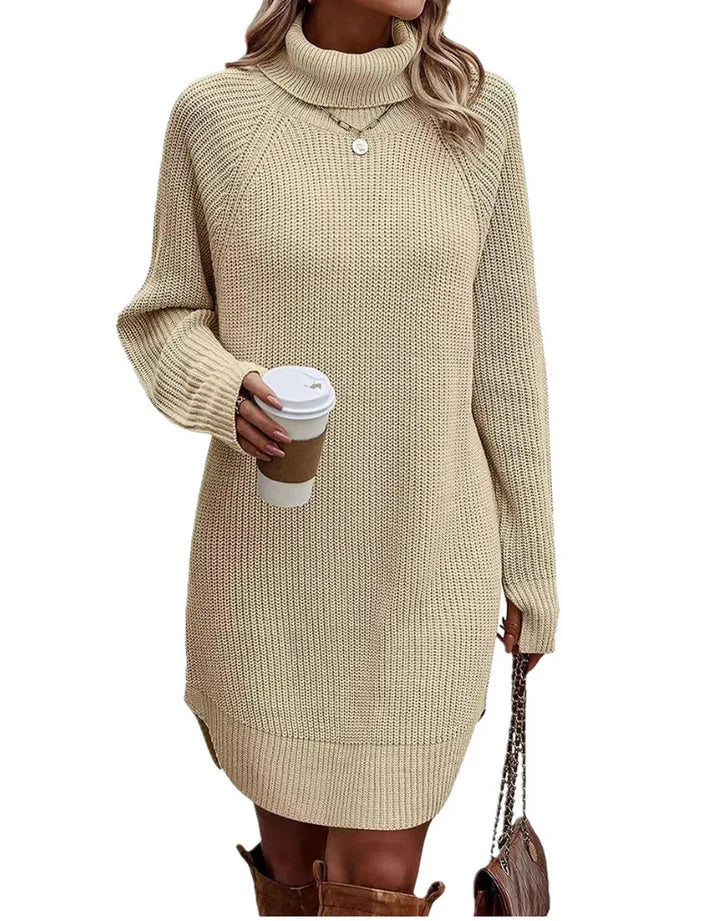 Modisches Damenstrickkleid für besondere Anlässe