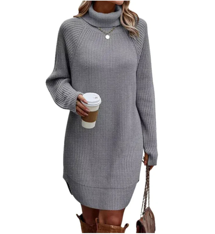 Modisches Damenstrickkleid für besondere Anlässe