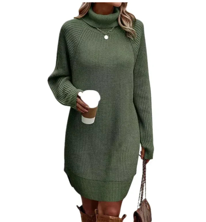 Modisches Damenstrickkleid für besondere Anlässe