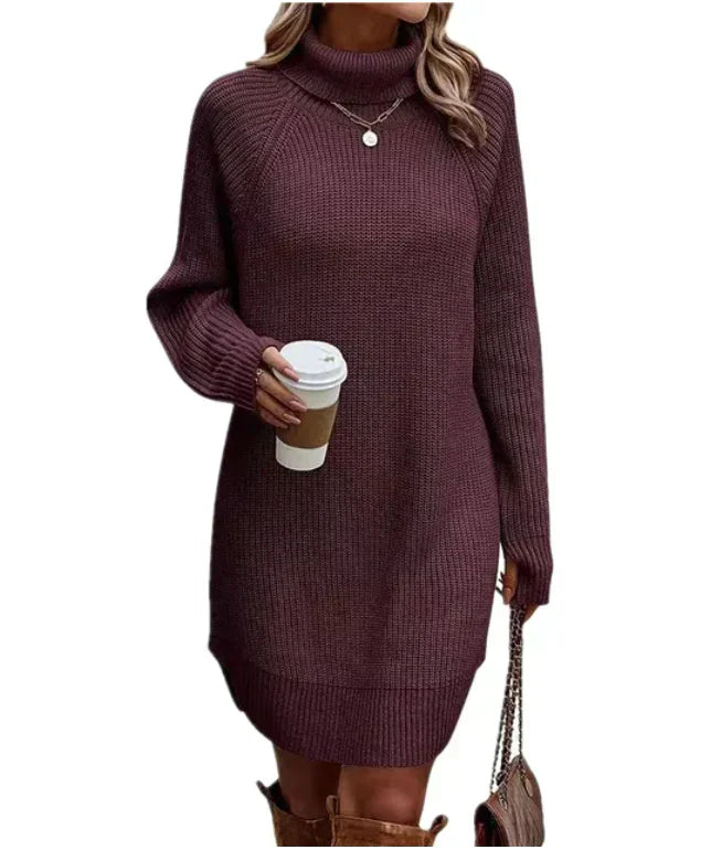 Modisches Damenstrickkleid für besondere Anlässe