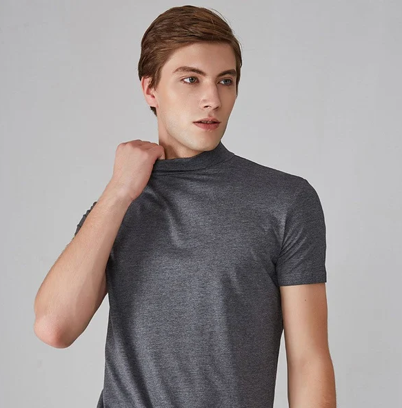 Milo | Bequemes Rollkragen-T-Shirt mit Anti-Schweiß-Technologie für ganztägigen Tragekomfort