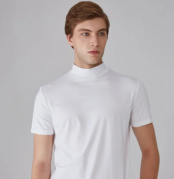 Milo | Bequemes Rollkragen-T-Shirt mit Anti-Schweiß-Technologie für ganztägigen Tragekomfort