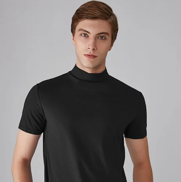 Milo | Bequemes Rollkragen-T-Shirt mit Anti-Schweiß-Technologie für ganztägigen Tragekomfort