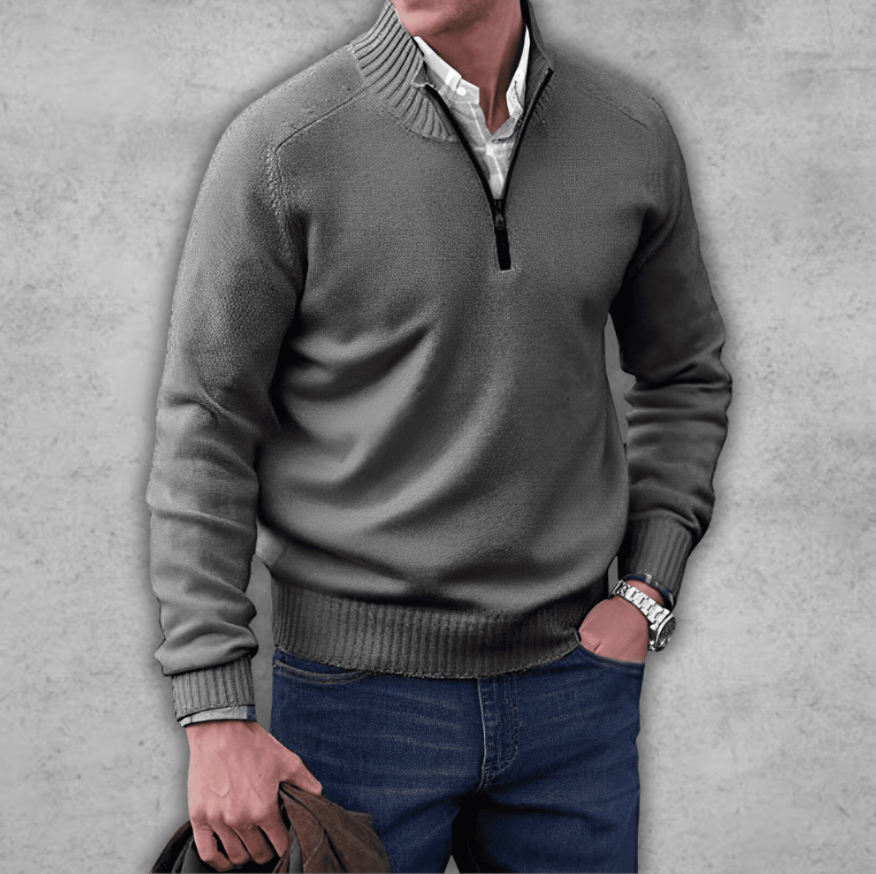 Eleganter Herrenpullover aus hochwertiger Baumwolle - Stil und Komfort für jeden Tag