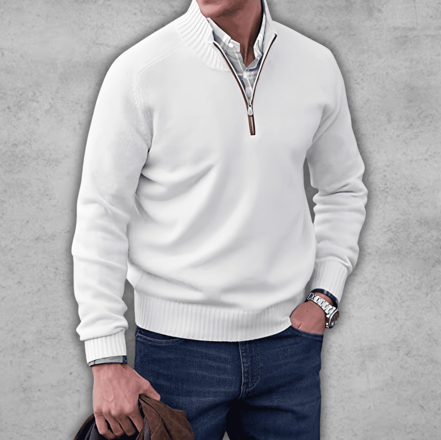 Eleganter Herrenpullover aus hochwertiger Baumwolle - Stil und Komfort für jeden Tag