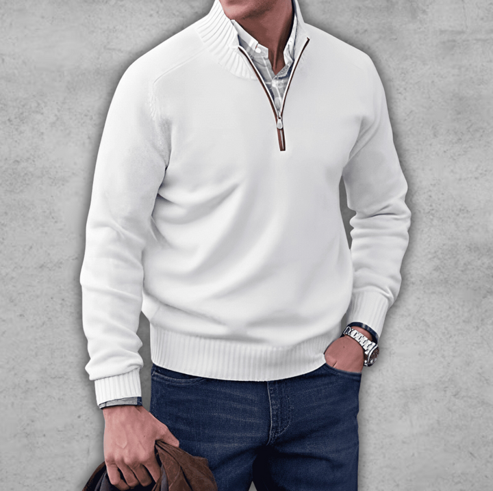 Eleganter Herrenpullover aus hochwertiger Baumwolle - Stil und Komfort für jeden Tag