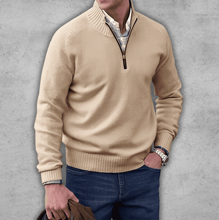 Eleganter Herrenpullover aus hochwertiger Baumwolle - Stil und Komfort für jeden Tag