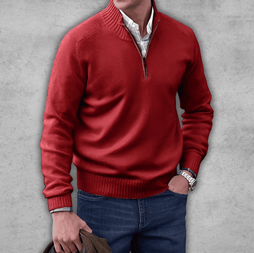 Eleganter Herrenpullover aus hochwertiger Baumwolle - Stil und Komfort für jeden Tag