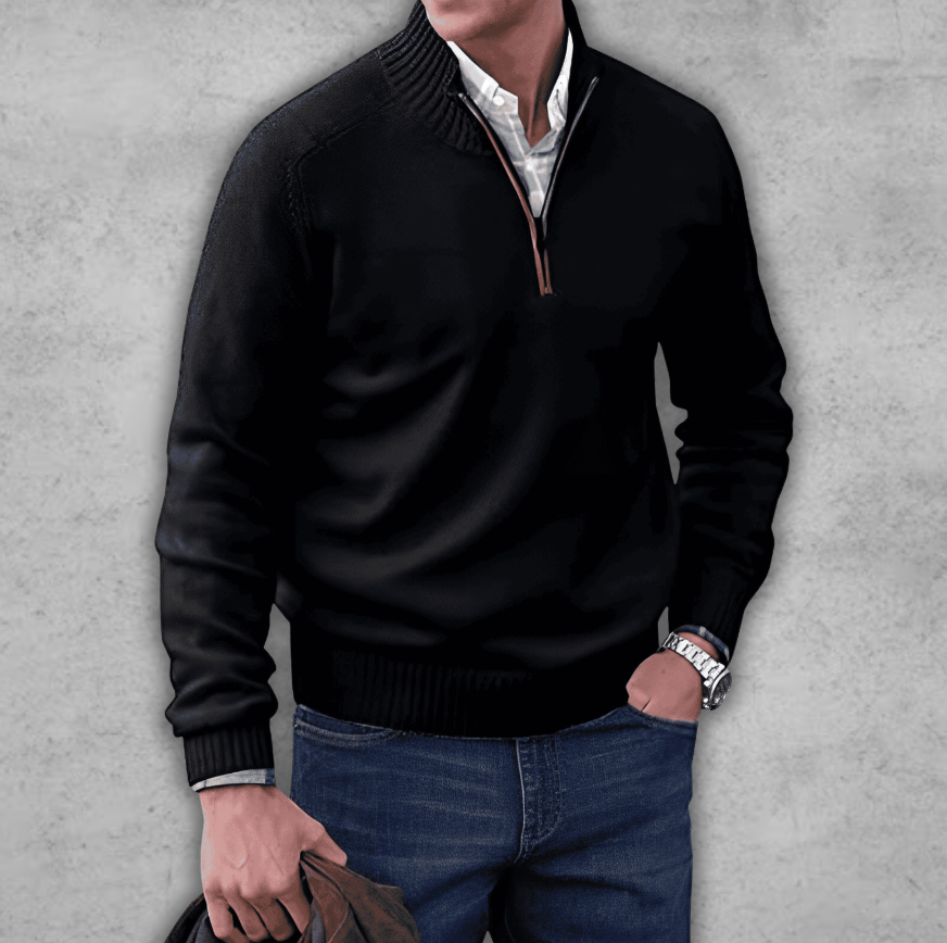 Eleganter Herrenpullover aus hochwertiger Baumwolle - Stil und Komfort für jeden Tag
