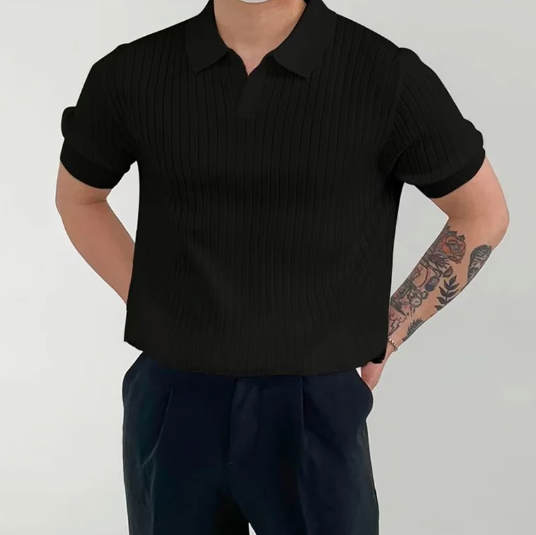 Elegantes Herren-Poloshirt aus Baumwolle mit modischem Florence-Design