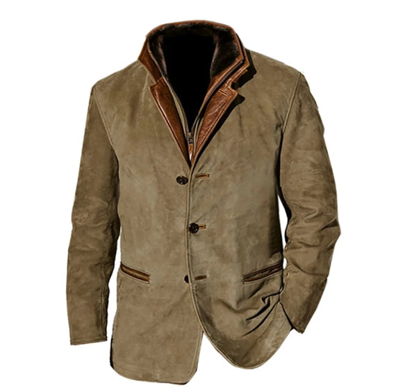 Stilvolle und lässige Herren Vintage Dennis Button-up Jacke