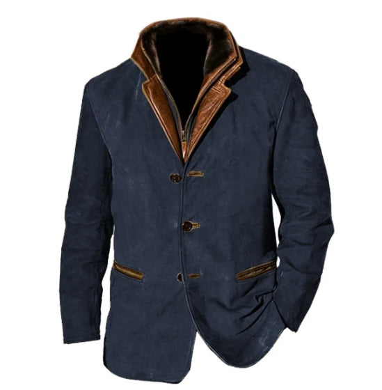Stilvolle und lässige Herren Vintage Dennis Button-up Jacke