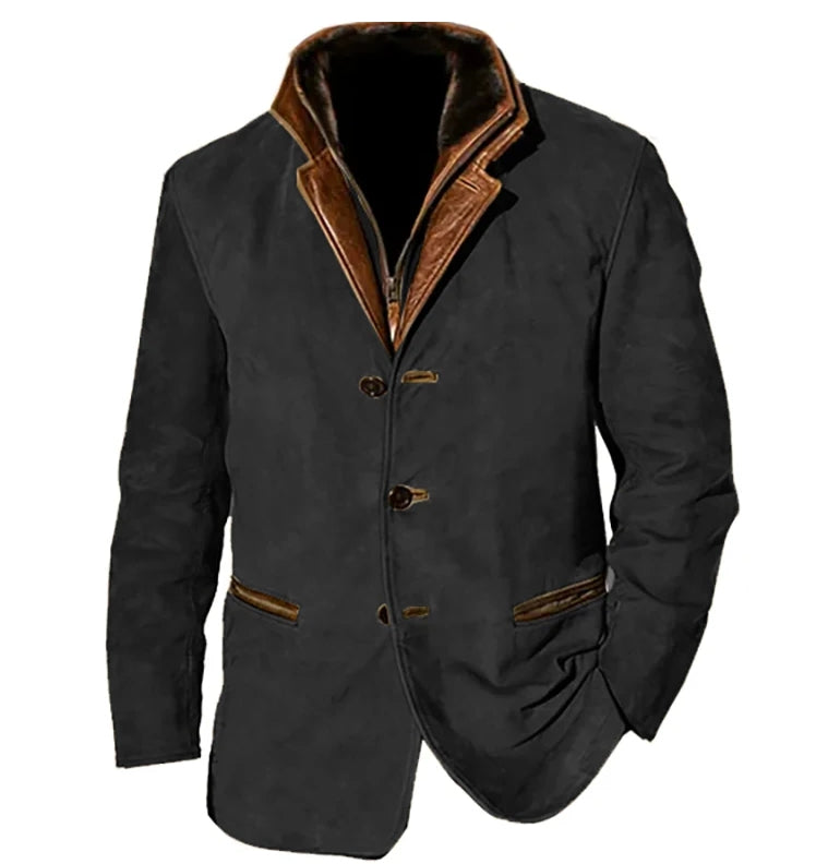 Stilvolle und lässige Herren Vintage Dennis Button-up Jacke