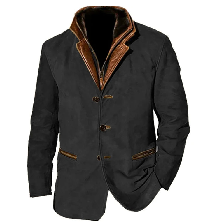 Stilvolle und lässige Herren Vintage Dennis Button-up Jacke