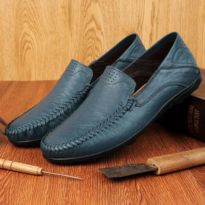 Santonio™ - Anspruchsvolle italienische Eleganz: luxuriöse Leder-Slipper für außergewöhnlichen Stil