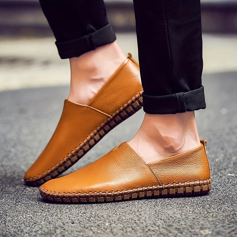 Matt - luxuriöse, elegante Herren-Slipper aus Leder für außergewöhnlichen Stil