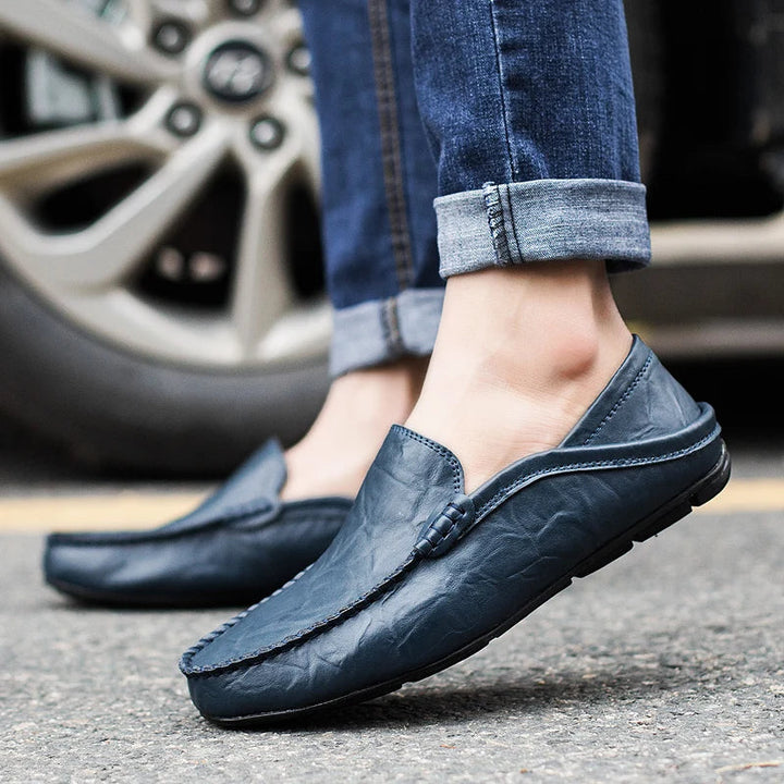 Modische Herren-Slipper aus elegantem italienischem Leder