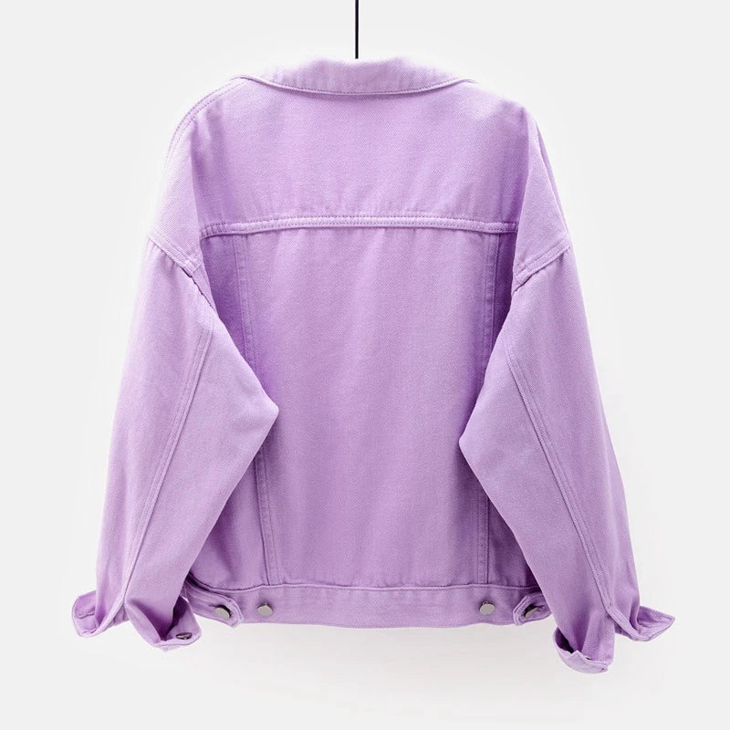 Elegante Damen-Jeansjacke - alltäglicher Stil und Lässigkeit