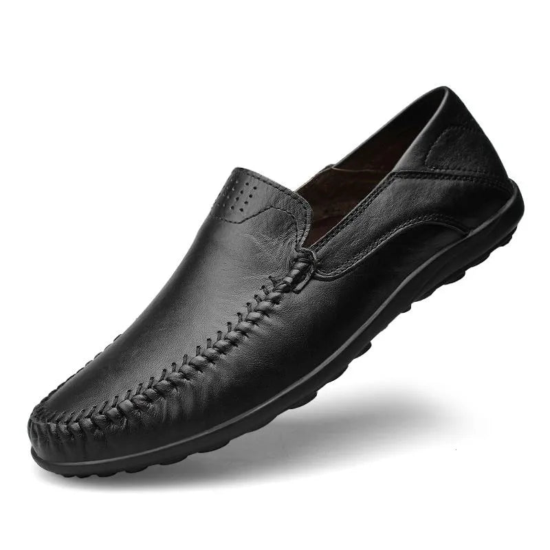 Santonio™ - Anspruchsvolle italienische Eleganz: luxuriöse Leder-Slipper für außergewöhnlichen Stil