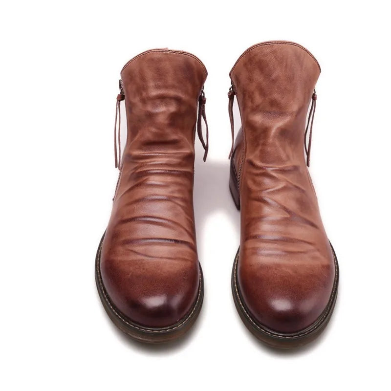 Stilvolle Chelsea-Boots für Herren aus echtem Leder - eine elegante und modische Wahl