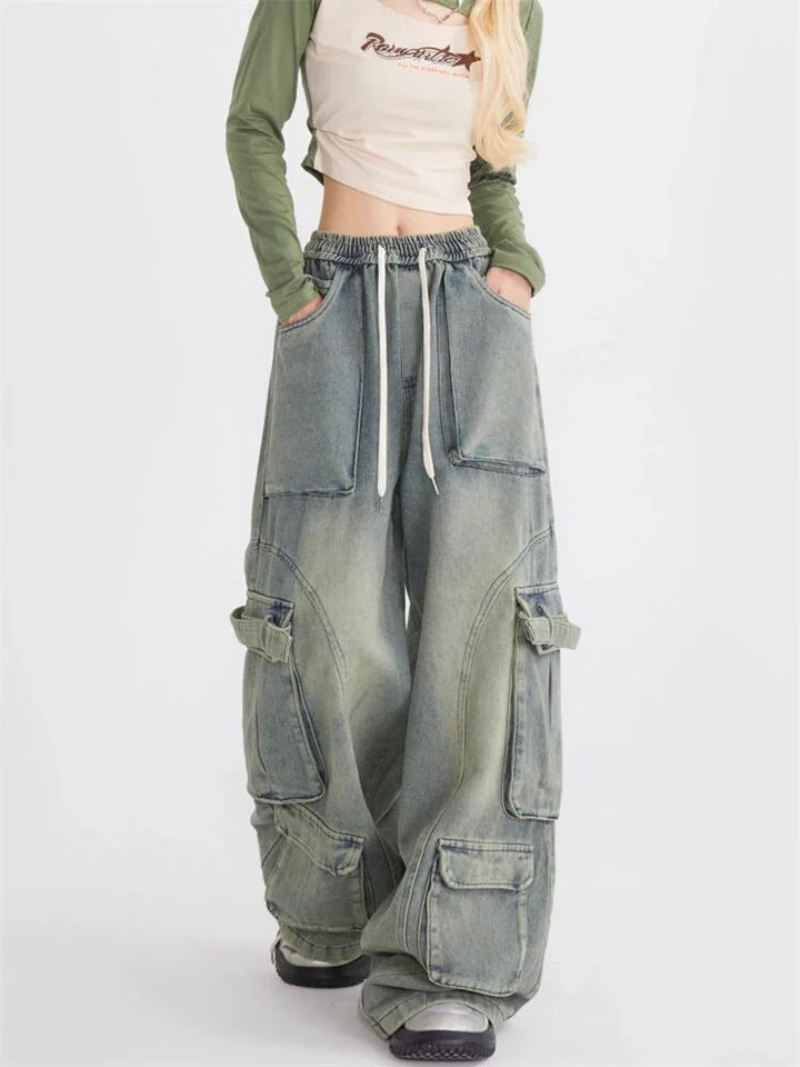Modische und lässige Retro-Jeans für Frauen
