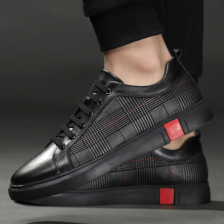 Modische Herren-Sportschuhe aus Leder - eine Kombination aus Eleganz und Komfort für den modernen Mann