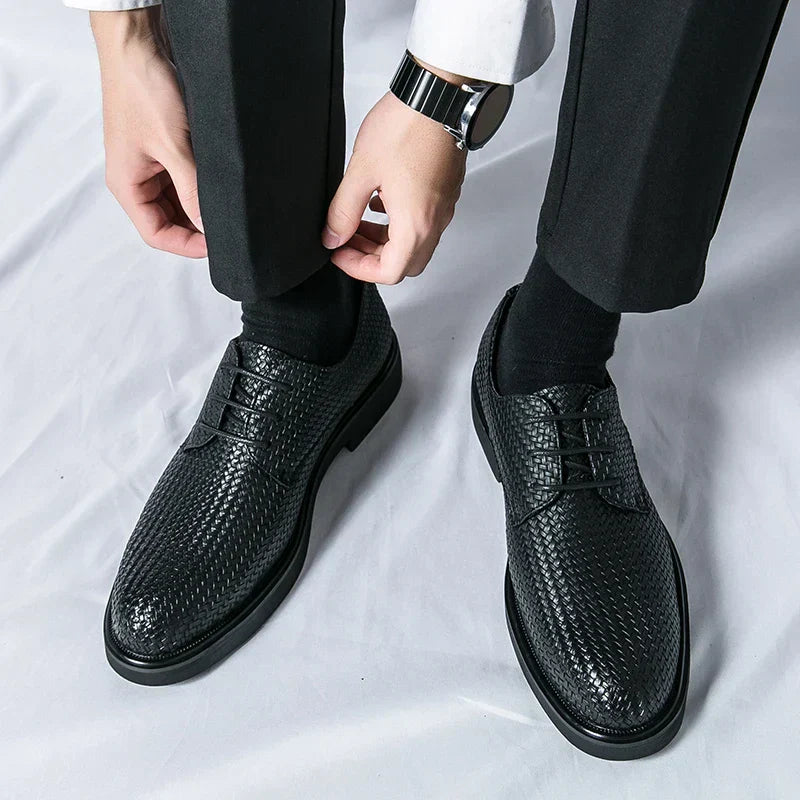 Stilvolle und luxuriöse Premium-Leder-Oxfords für Männer