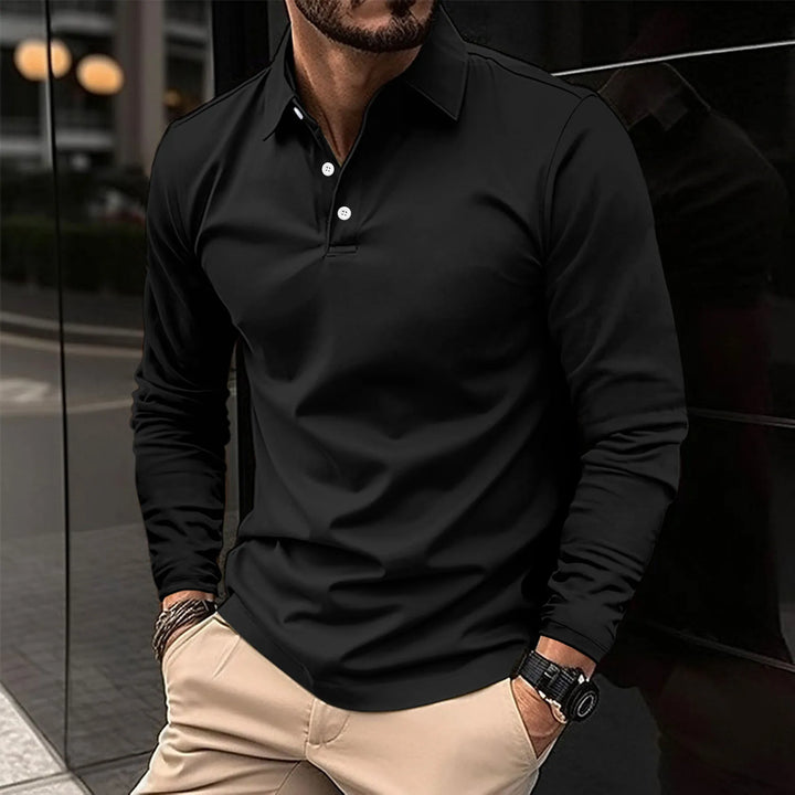 Casualowa koszulka polo Mirko™ z długim rękawem – styl i komfort na co dzień!