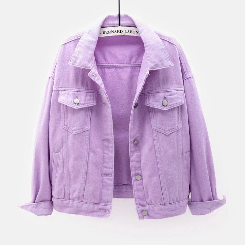 Elegante Damen-Jeansjacke - alltäglicher Stil und Lässigkeit