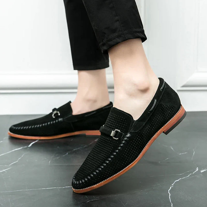 Eleganckie męskie buty z wysokiej jakości prawdziwej skóry