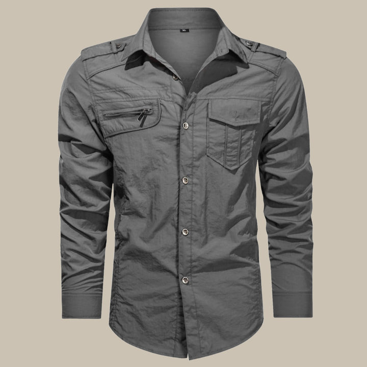 Herren-Softshell-Cargo-Shirt - eine elegante und robuste Wahl für jede Gelegenheit
