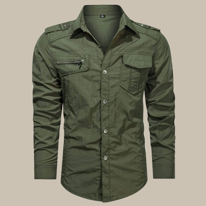 Herren-Softshell-Cargo-Shirt - eine elegante und robuste Wahl für jede Gelegenheit